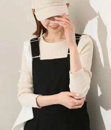슬로브 이에나 랜덤 골지 헬시 풀오버 상의