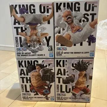 원피스 KING OF ARTIST 루피 피규어 4체 세트