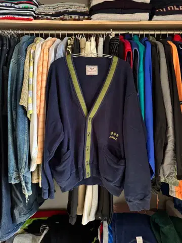 70s Jazzy 스웨트 가디건