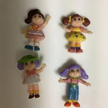 폴리 포켓 여아 피규어 4개 세트 1991년