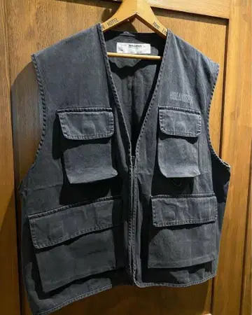 HideandSeek FISHING VEST (Pigment Dye)