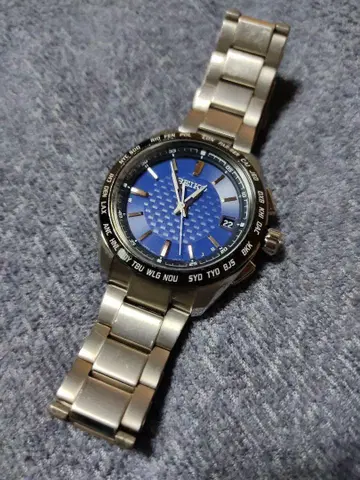 SEIKO BRIGHTZ SAGZ091 티타늄 손목시계 블루