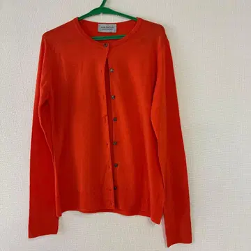 JOHN SMEDLEY 오렌지 가디건 S