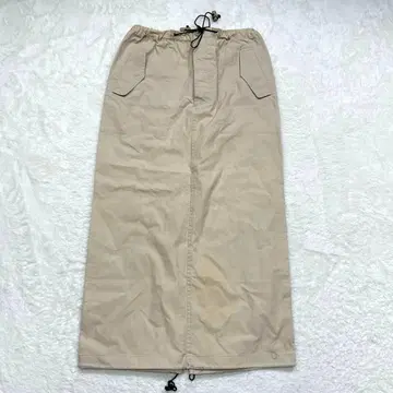 까스텔바작 롱 스커트 무지 허리밴딩 캐주얼 스포츠