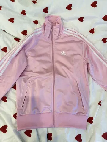adidas 핑크 집업 저지