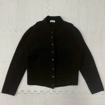 빈티지 가디건 블랙 울 혼방 모헤어 혼방 오버 사이즈 XL 사이즈