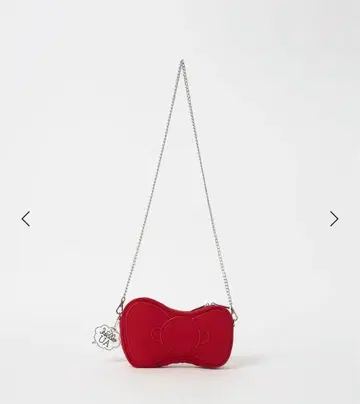 HELLO KITTY x UNITED ARROWS 리본 숄더백 빨간색
