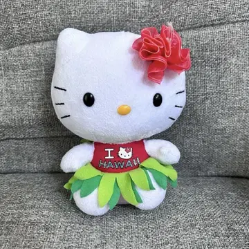 산리오 TY 헬로키티 하와이 한정판 봉제 인형/마스코트