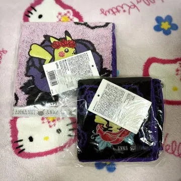 [ 미사용 새상품 ] ANNA SUI 피카츄 타월 세트