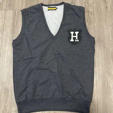 HYDROGEN 그레이 V넥 베스트 L