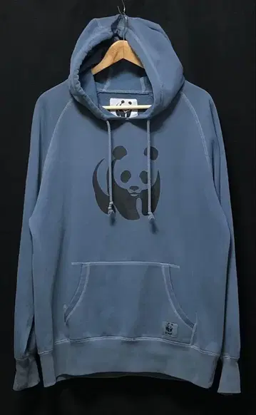 WWF 자연 보호 기금 팬더 맨투맨 후드티 속기모