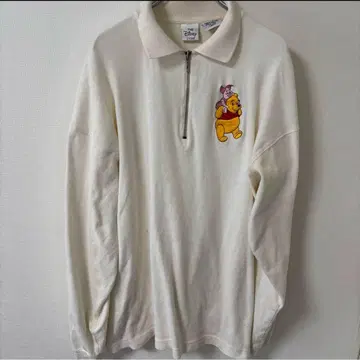 90s 00s Disney 푸우 자수 티셔츠 긴팔티 USA 구제 의류