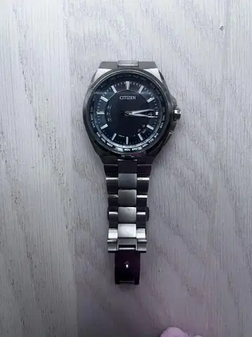 CITIZEN 블랙 아날로그 손목시계 쿼츠