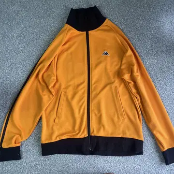 Kappa 오렌지 블랙 저지 L 사이즈