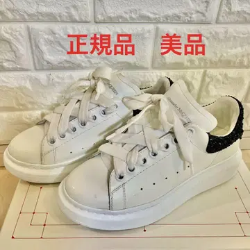 23.5cm Alexander McQueen 스니커즈 화이트/블랙