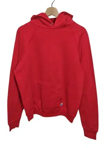 90s USA제 DISCUS ATHLETIC 빨간색 무지 래글런 후드티