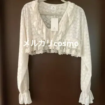 merry jenny 스캘럽 프릴 볼레로
