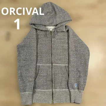 ORCIVAL 오르치발 풀 집업 후드티 그레이 1