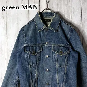 레어! green MAN 그린맨 데미지 G 블루종 스테디셀러