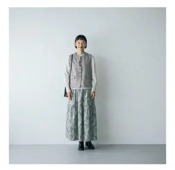 북유럽, 생활의 도구점 리버티 프린트 캉캉 스커트 페이즐리 무늬