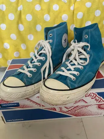 Converse All Star 스웨이드 스니커즈 파랑