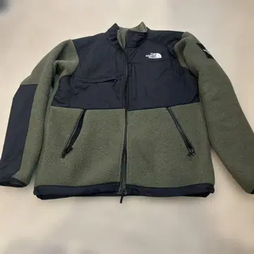 THE NORTH FACE 플리스 자켓 올리브 그린/네이비