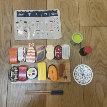 WOODY PUDDY (우디푸디) 처음 소꿉놀이 특상 초밥 세트