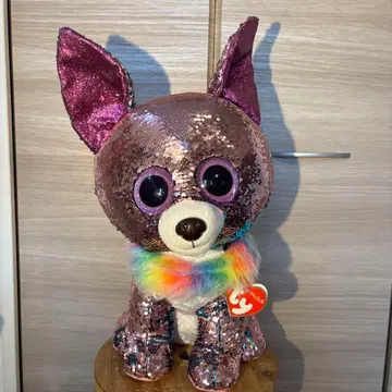 컬러풀한 치와와풍 봉제 인형 Flippables