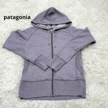 patagonia 여성용 지퍼 후드 맨투맨 S 사이즈 퍼플