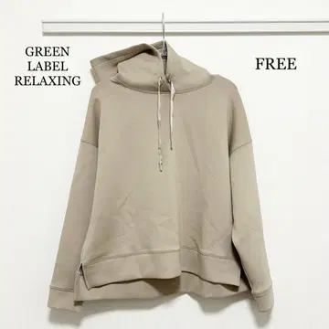 430 GREEN LABEL RELAXING 던 재질 후드 풀오버
