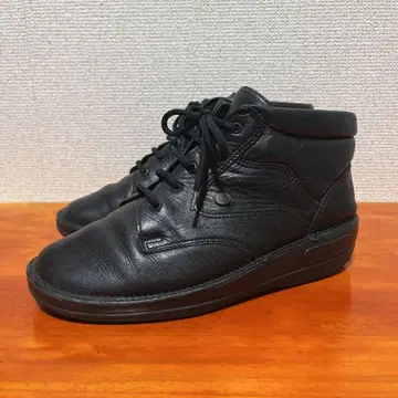 스트로버 가죽 하이컷 스니커즈 3 22.5cm 천연 가죽 블랙