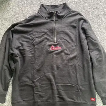 Dickies 그레이 하프 지퍼 트레이닝복 XL