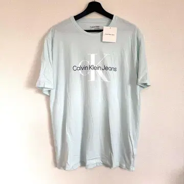 Calvin Klein Jeans 민트 그린 티셔츠 L 사이즈