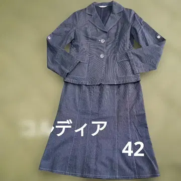 CORDIER 그레이 스커트 셋업 42