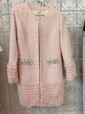 Rady 핑크 트위드 자켓 L