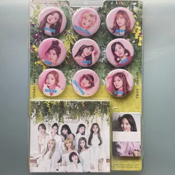 TWICE 3 초회 한정판 A 캔뱃지 트레카세트
