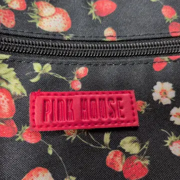 가격 인하! 핑크하우스 딸기 무늬 숄더백