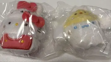스튜디오 하누루 x 산리오 포근 봉제 인형 헬로키티, 시나모롤