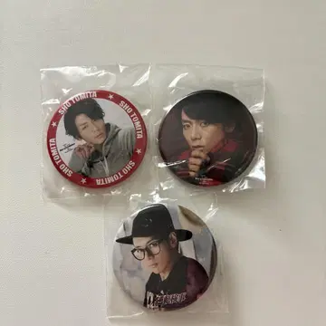 토미타 쇼 핀 배지 3개 세트