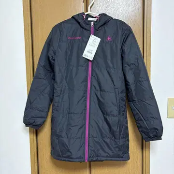 르꼬끄 블랙 충전솜 코트 M