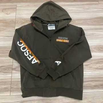 AVIREX 후디드 맨투맨 자켓 2XL