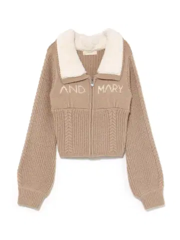 andmary Mary logo zip tops