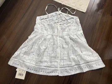 Eaphi SWITCHING LACE PEPLUM TOPS