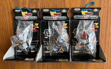 W 마징가 원푸시 탈착 키링 3종 세트 컬러