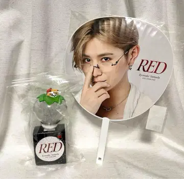 RYOSUKE YAMADA 야마다 료스케 RED 응원봉&부채 세트