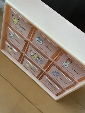포켓몬스터 피스 수납 박스 탁상 서랍장