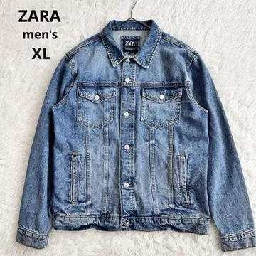 새상품급 ZARA 빅 사이즈 데님 자켓 G 남성용 XL 워시