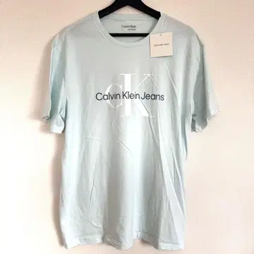 Calvin Klein Jeans 민트 그린 T셔츠 L