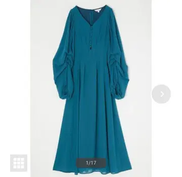 [ 미사용 ] 마우지 VOLUME SLEEVE 롱 드레스 MOUSSY