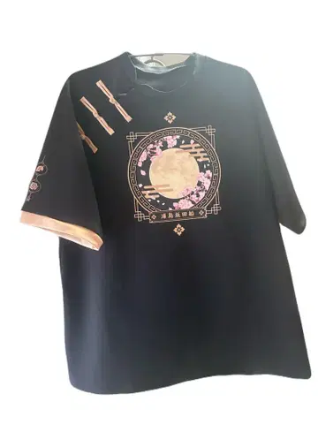 우라시마사카타센 봄 투어 월 중화풍 T셔츠